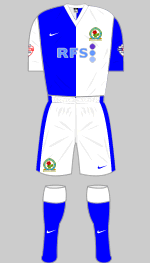 blackburn rovers fc 2013-14 home kit