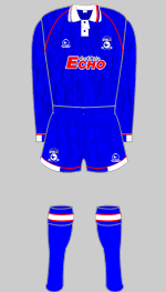 cardiff city 1993-94 kit