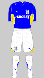 cardiff city 2009-10 home kit