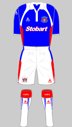 carlisle united 2009-10 home kit