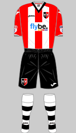 exeter city 2016-18 kit