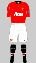 manchester united 2013-14 home kit