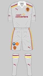 motherwell fc 2011-12 away kit