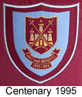 west ham united crest centenary crest 1995