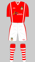 wrexham 2010-11 home kit